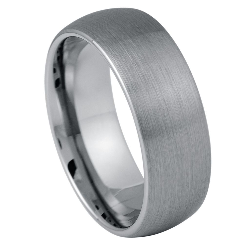 Tungsten 8mm Polished Wedding Band – hypoallergenic, scratch-resistant | Exclusive Jewelers USA