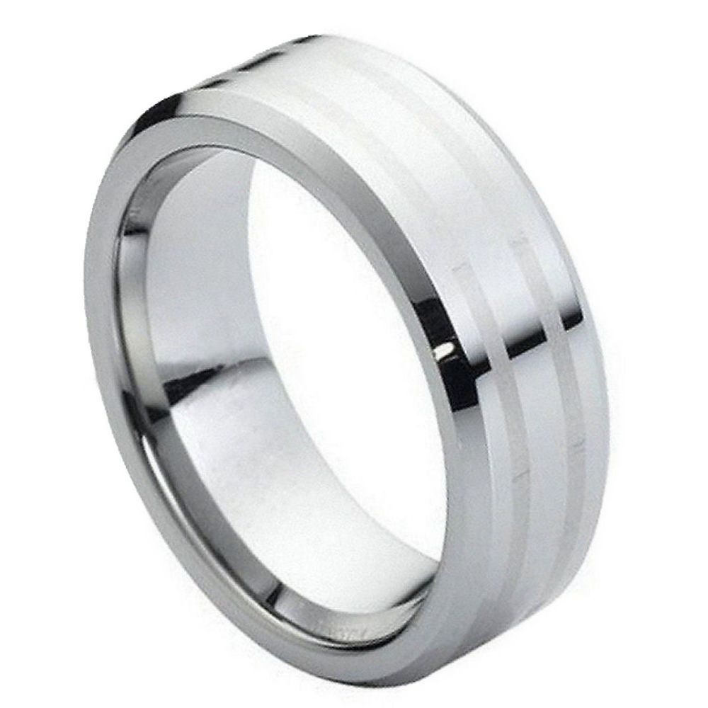 Tungsten Carbide 8mm Wedding Band – hypoallergenic, scratch-resistant | Exclusive Jewelers USA