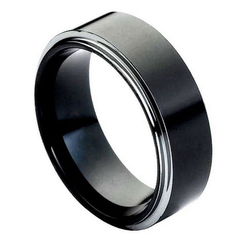 Tungsten Carbide 8mm Promise Ring – hypoallergenic, scratch-resistant | Exclusive Jewelers USA