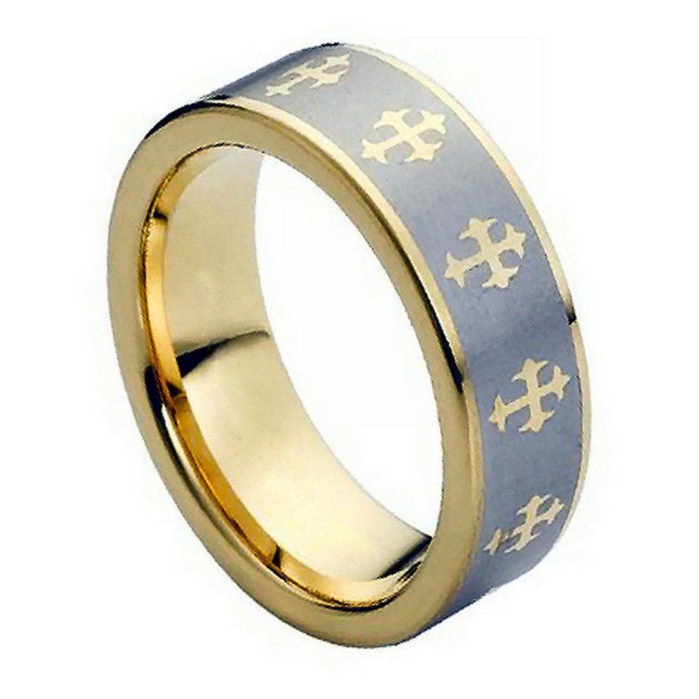 Tungsten Carbide 8mm Hammered Promise Ring – hypoallergenic, scratch-resistant | Exclusive Jewelers USA