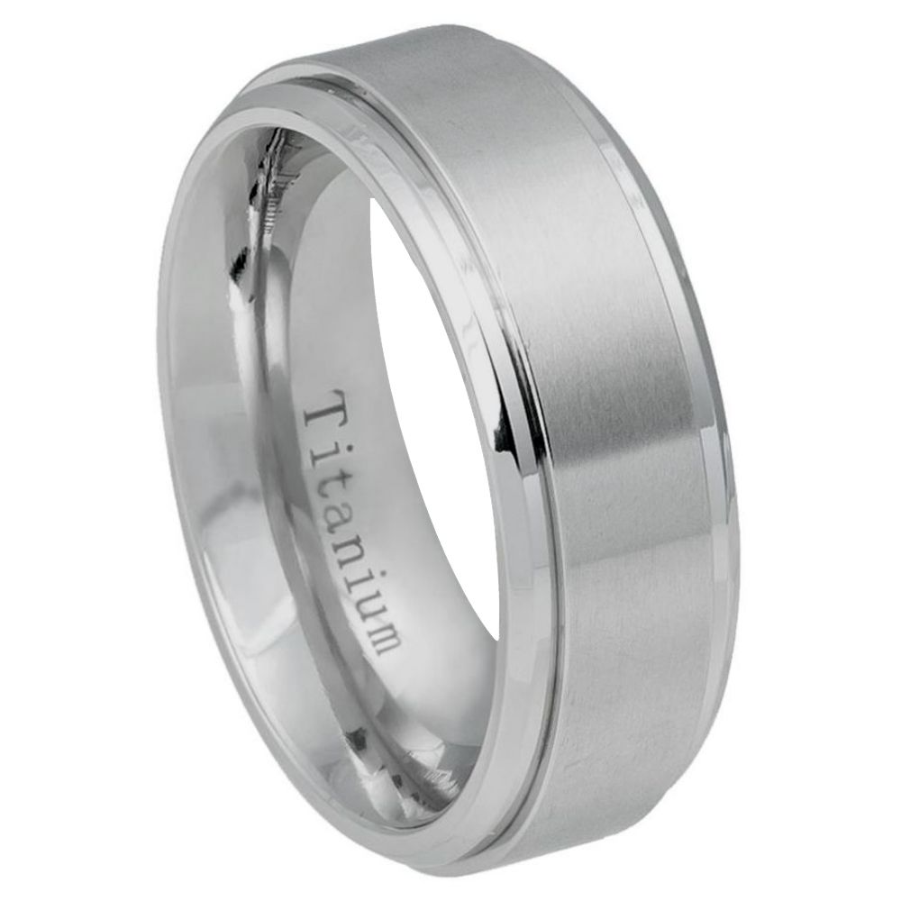 Titanium 8mm Wedding Band – hypoallergenic, lightweight | Exclusive Jewelers USA