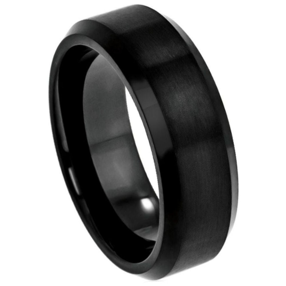 Titanium 8mm Engagement Ring – hypoallergenic, lightweight | Exclusive Jewelers USA