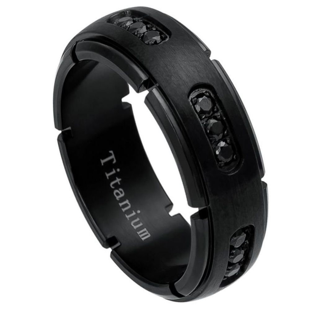 Titanium 8mm Matte Finish Wedding Band – hypoallergenic, lightweight | Exclusive Jewelers USA