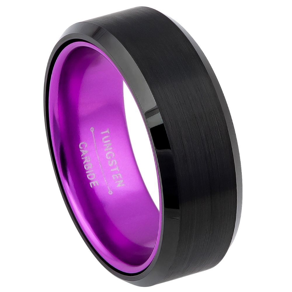 Tungsten Carbide 8mm Comfort Fit Wedding Band – hypoallergenic, scratch-resistant | Exclusive Jewelers USA