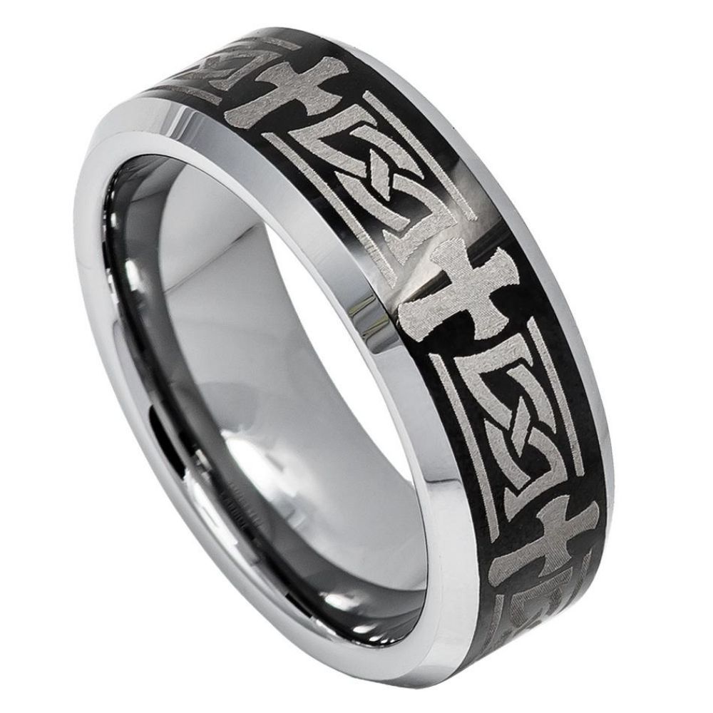 Tungsten Carbide 8mm Satin Wedding Band – hypoallergenic, scratch-resistant | Exclusive Jewelers USA
