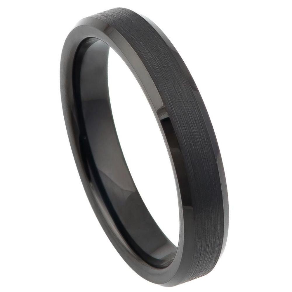 Tungsten Carbide 4mm Slim Wedding Band – hypoallergenic, scratch-resistant | Exclusive Jewelers USA