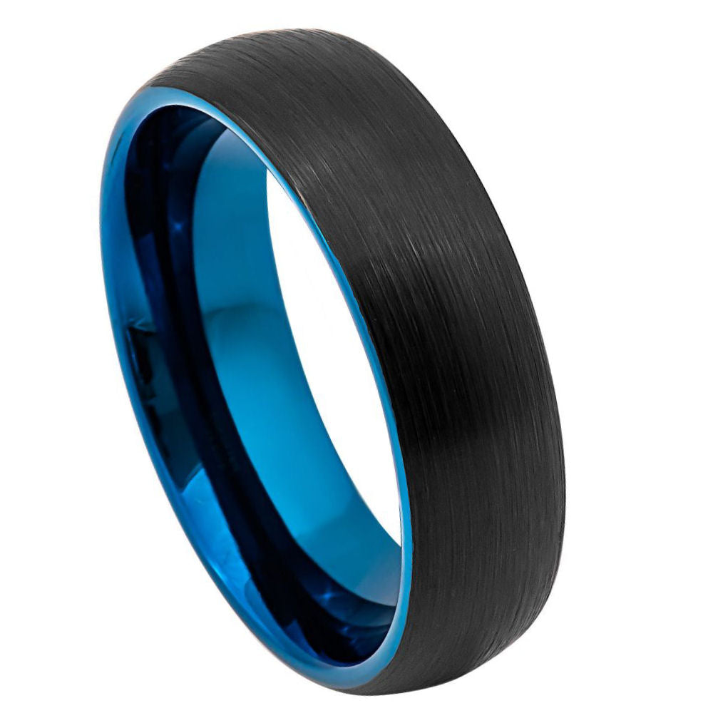 Tungsten 6mm Brushed Engagement Ring – hypoallergenic, scratch-resistant | Exclusive Jewelers USA