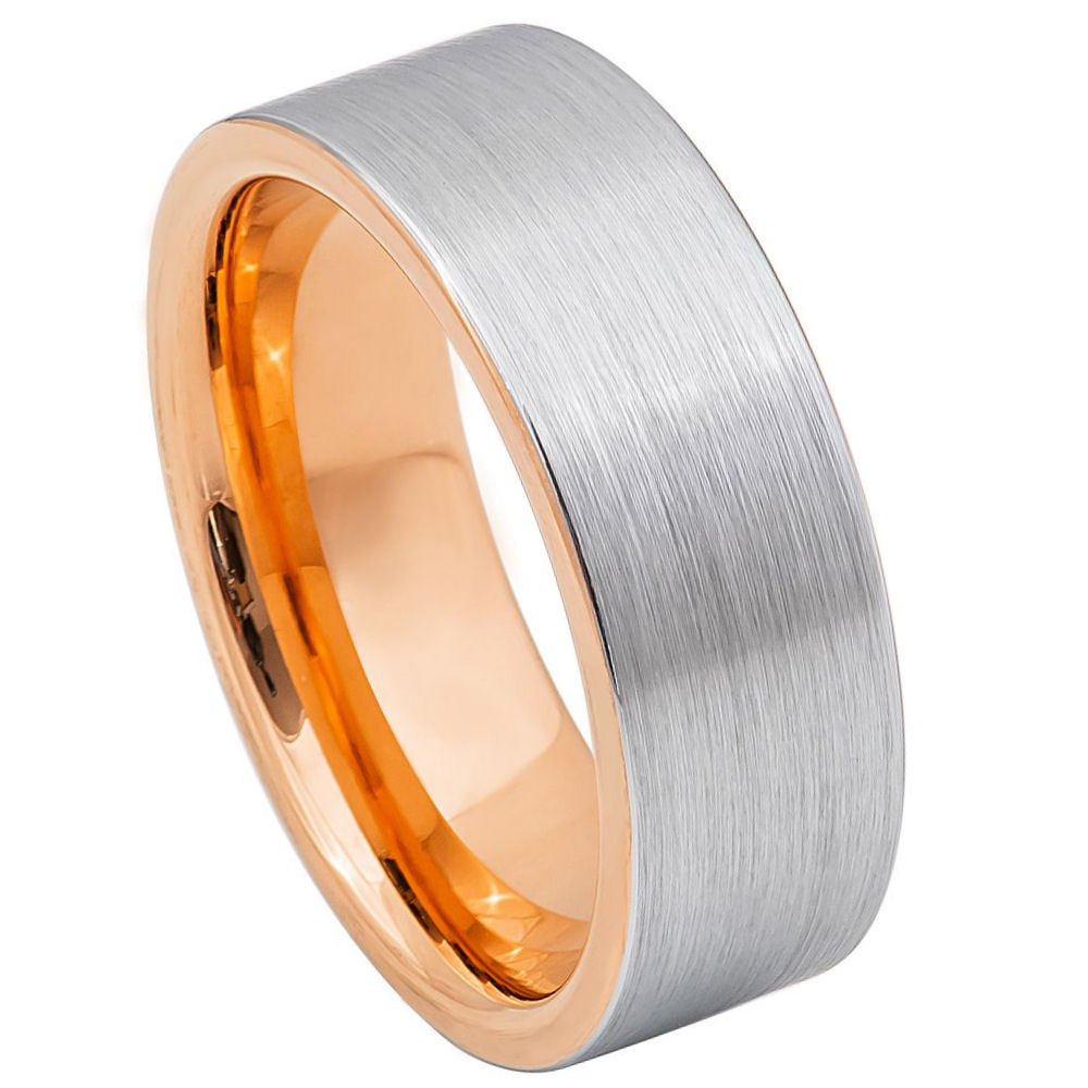 Tungsten Carbide 8mm Matte Comfort Fit Wedding Band – hypoallergenic, scratch-resistant | Exclusive Jewelers USA
