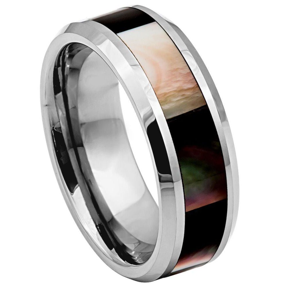 Tungsten Carbide 8mm Polished Modern Wedding Band – hypoallergenic, scratch-resistant | Exclusive Jewelers USA