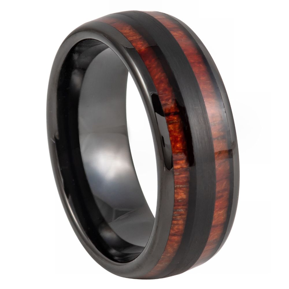 Tungsten Carbide 8mm Wedding Band – hypoallergenic, scratch-resistant | Exclusive Jewelers USA