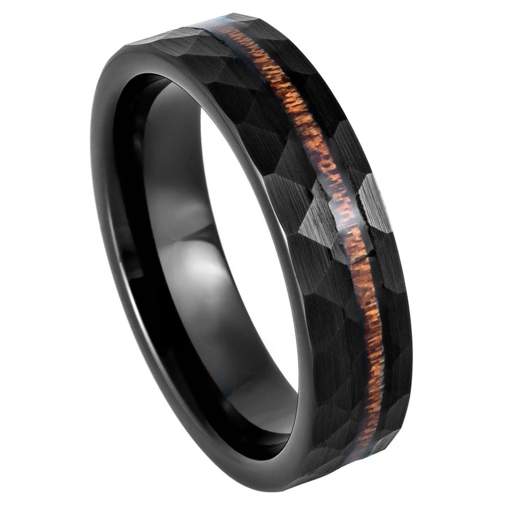 Black Tungsten 6mm Wedding Band – hypoallergenic, scratch-resistant | Exclusive Jewelers USA