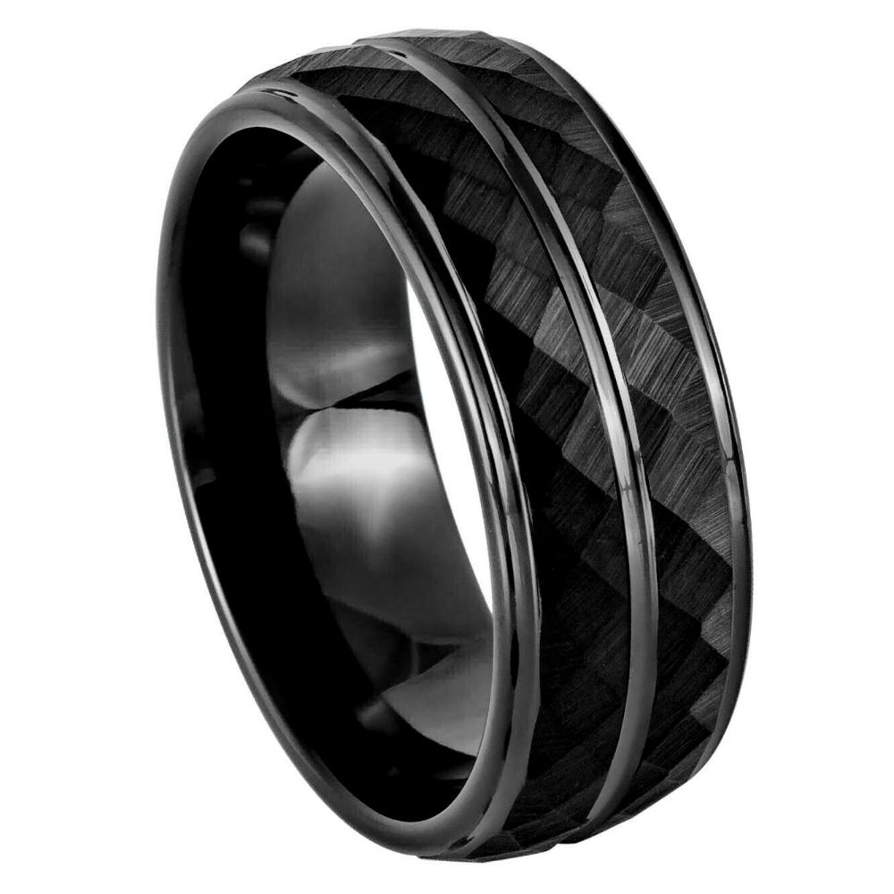Tungsten Carbide 8mm Wedding Band – hypoallergenic, scratch-resistant | Exclusive Jewelers USA