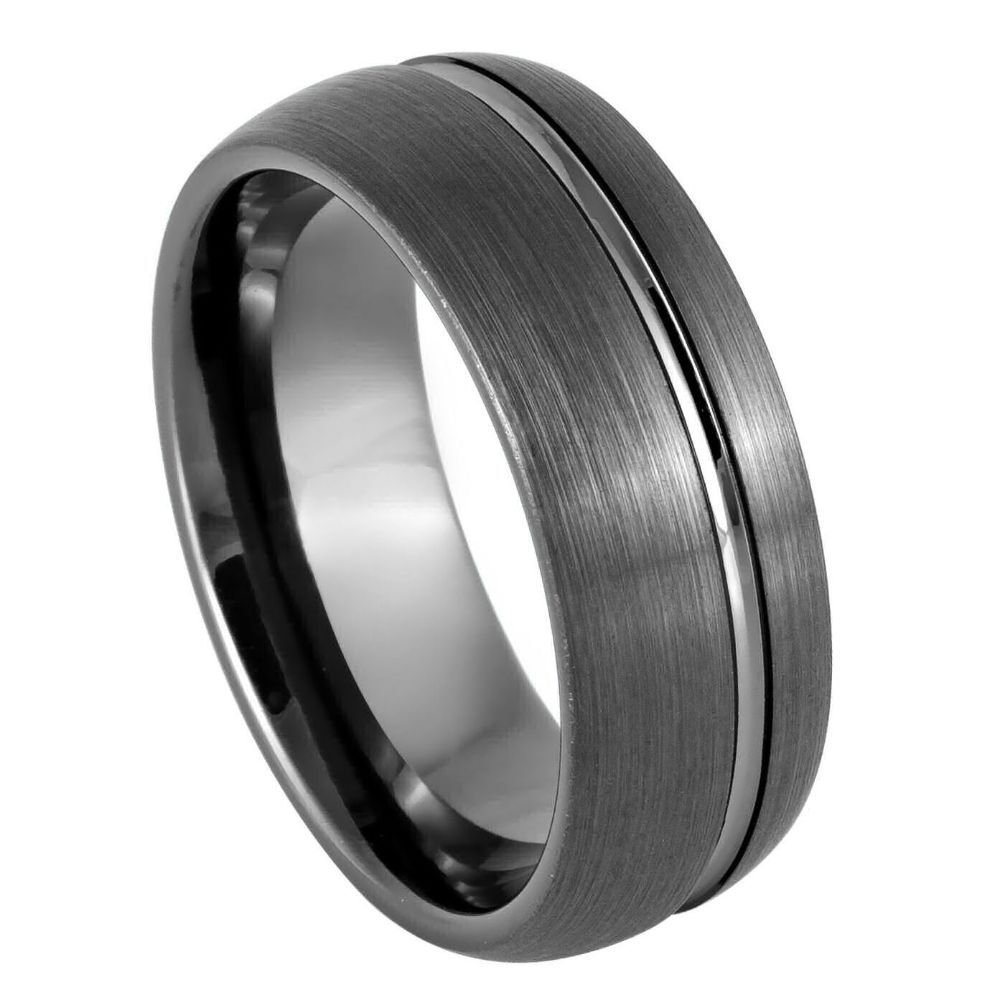 Tungsten Carbide 8mm Classic Engagement Ring – hypoallergenic, scratch-resistant | Exclusive Jewelers USA