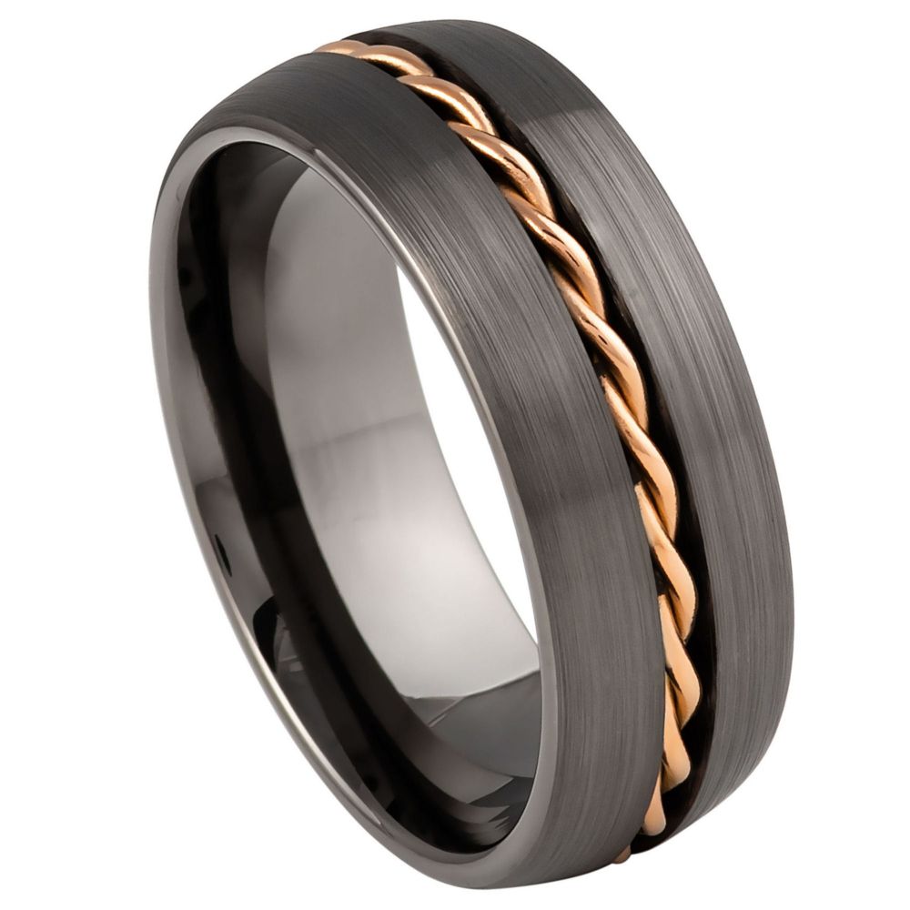 Tungsten Carbide 8mm Engagement Ring – hypoallergenic, scratch-resistant | Exclusive Jewelers USA