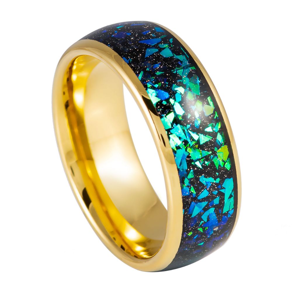 White Tungsten 8mm Wedding Band – hypoallergenic, scratch-resistant | Exclusive Jewelers USA