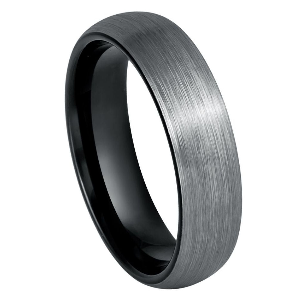 White Tungsten 6mm Wedding Band – hypoallergenic, scratch-resistant | Exclusive Jewelers USA