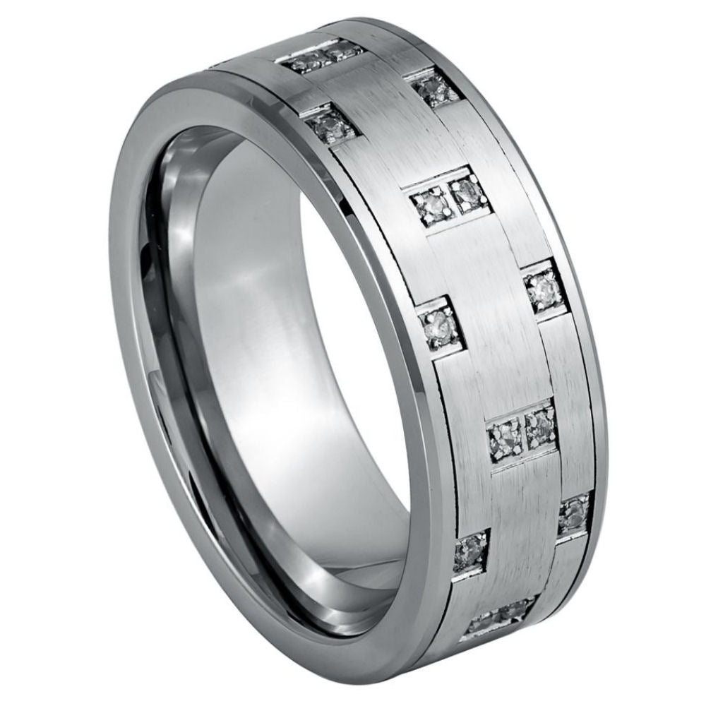 Tungsten Carbide 8mm Polished Wedding Band – hypoallergenic, scratch-resistant | Exclusive Jewelers USA