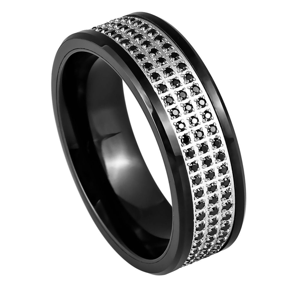 Tungsten Carbide 8mm Promise Ring – hypoallergenic, scratch-resistant | Exclusive Jewelers USA
