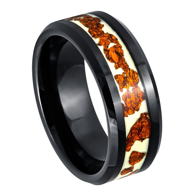 Zirconium 8mm Wedding Band