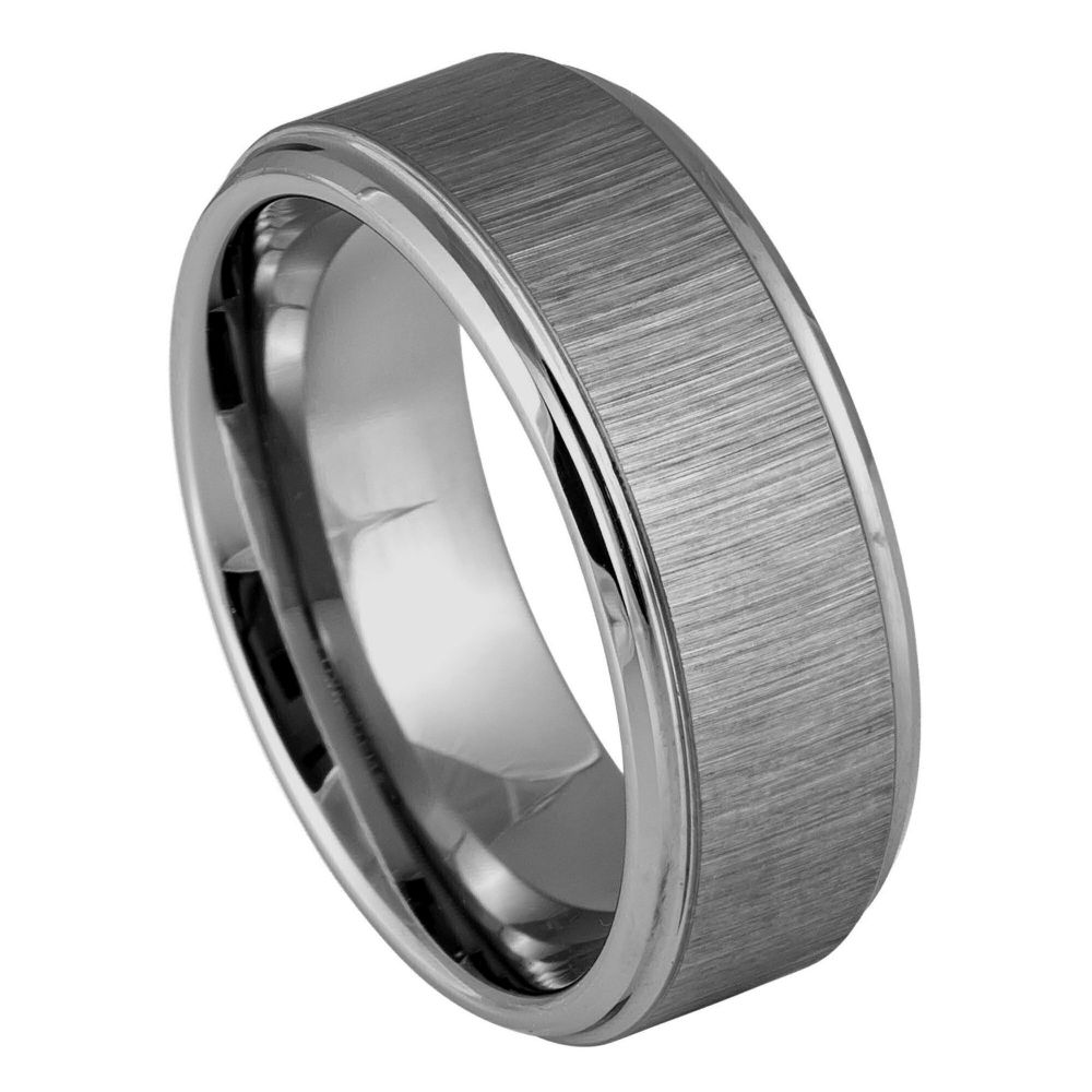 Tungsten Carbide 8mm Wedding Band – hypoallergenic, scratch-resistant | Exclusive Jewelers USA