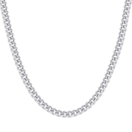925 Silver Hollow Miami Cuban Chain 6.3mm