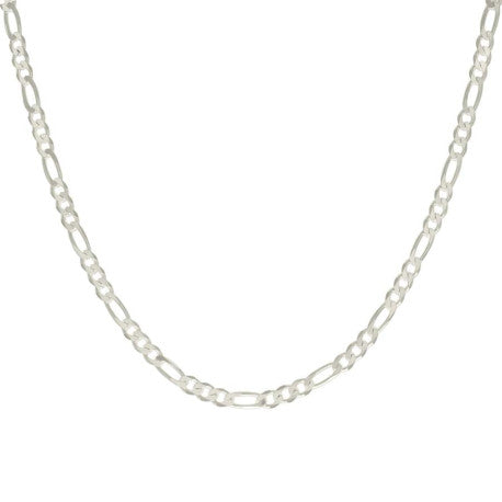 925 Silver Solid Classic Figaro 5.0mm