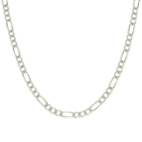 925 Silver Solid Pave Classic Figaro 6.0mm