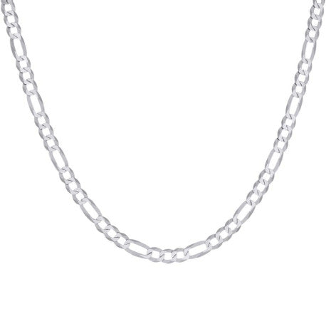 925 Silver Super Flat Figaro Chain 5.6mm