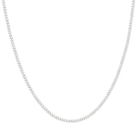 925 Silver Solid Classic Cuban 2.5mm