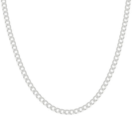 925 Silver Solid Pave Classic Cuban 5mm
