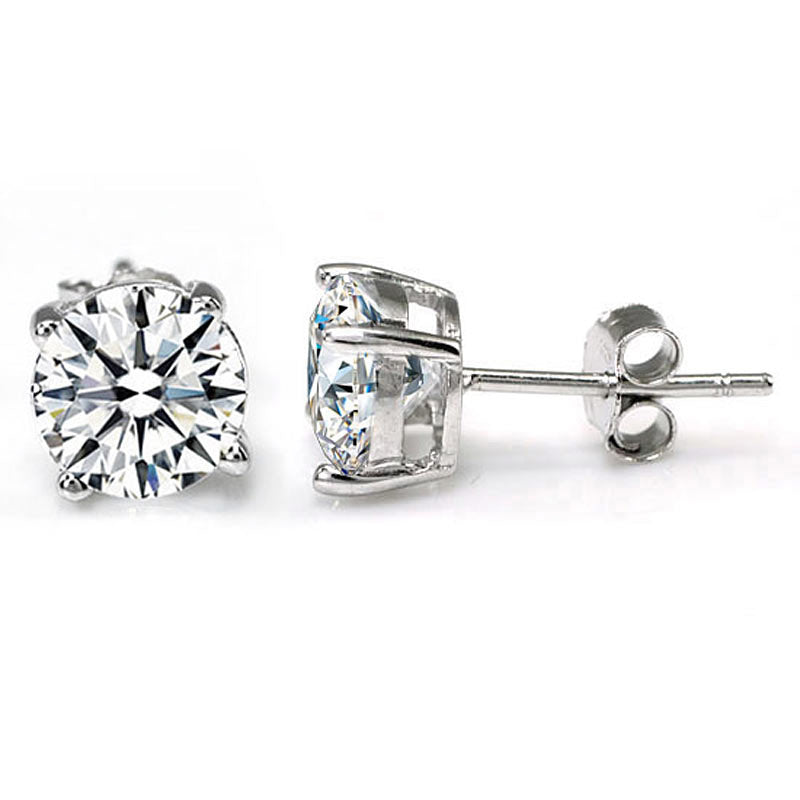 1 Carat Simulated Diamond Stud Earrings 925 Sterling Silver XFE8114