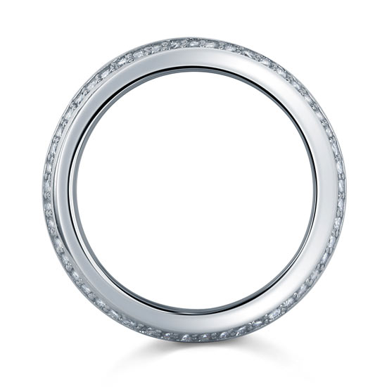 Men's Wedding Band Solid Sterling 925 Silver Ring XFR8052