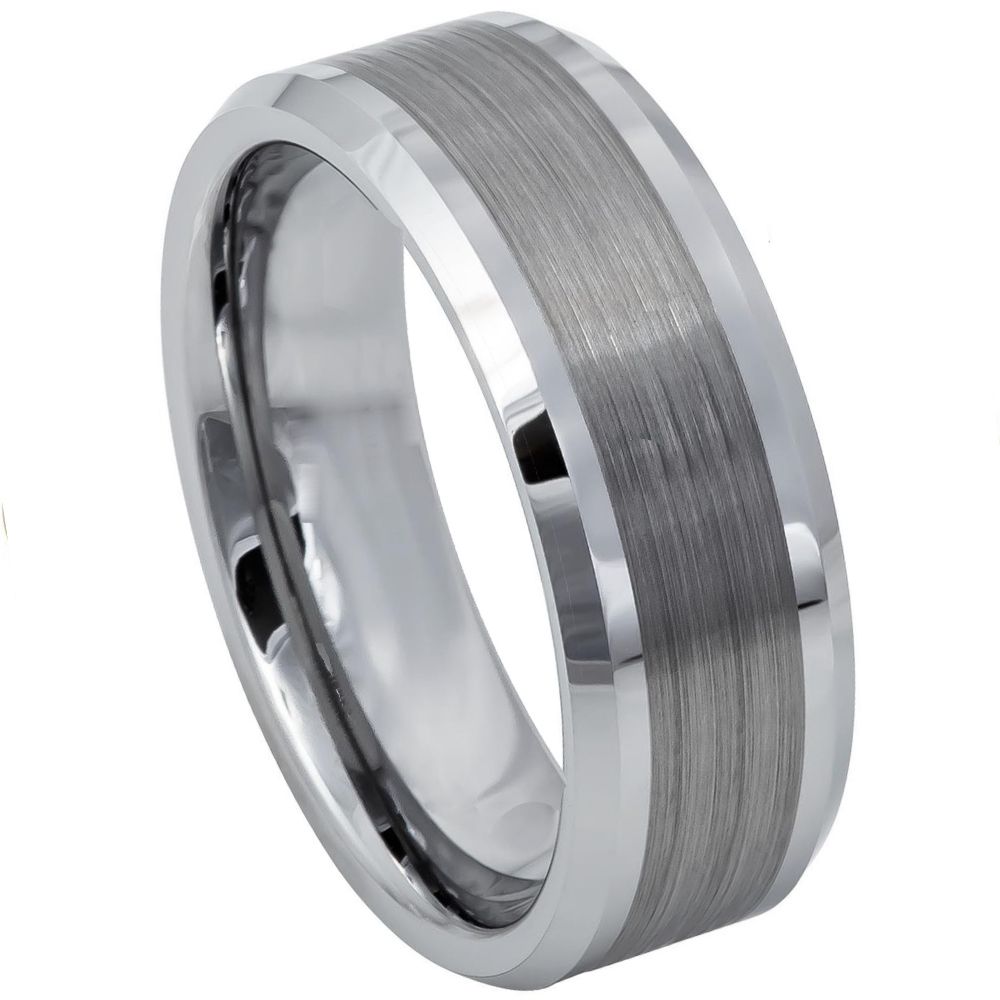 Tungsten Carbide 8mm Wedding Band – hypoallergenic, scratch-resistant | Exclusive Jewelers USA