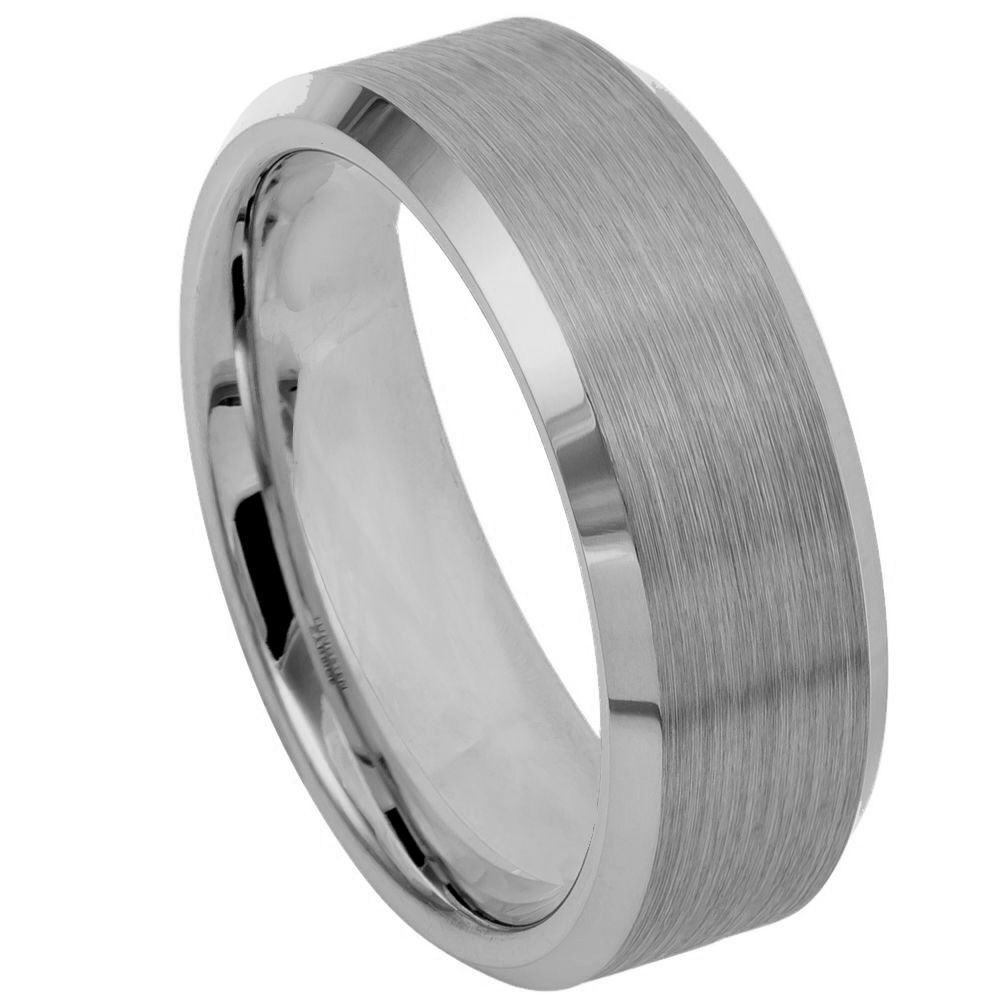 Tungsten Carbide 8mm Promise Ring – hypoallergenic, scratch-resistant | Exclusive Jewelers USA