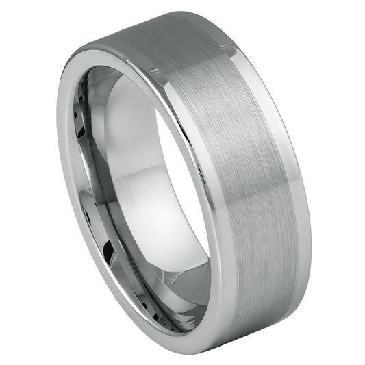 Tungsten 8mm Engagement Ring – hypoallergenic, scratch-resistant | Exclusive Jewelers USA