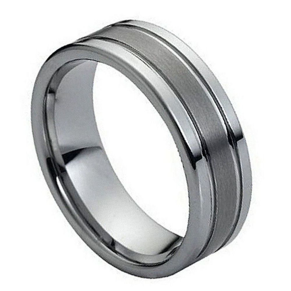 Tungsten 8mm Wedding Band – hypoallergenic, scratch-resistant | Exclusive Jewelers USA