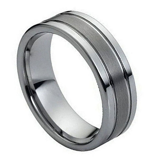 Tungsten 8mm Wedding Band – hypoallergenic, scratch-resistant | Exclusive Jewelers USA