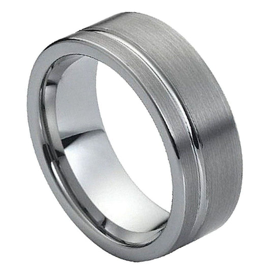 Tungsten 8mm Engagement Ring – hypoallergenic, scratch-resistant | Exclusive Jewelers USA