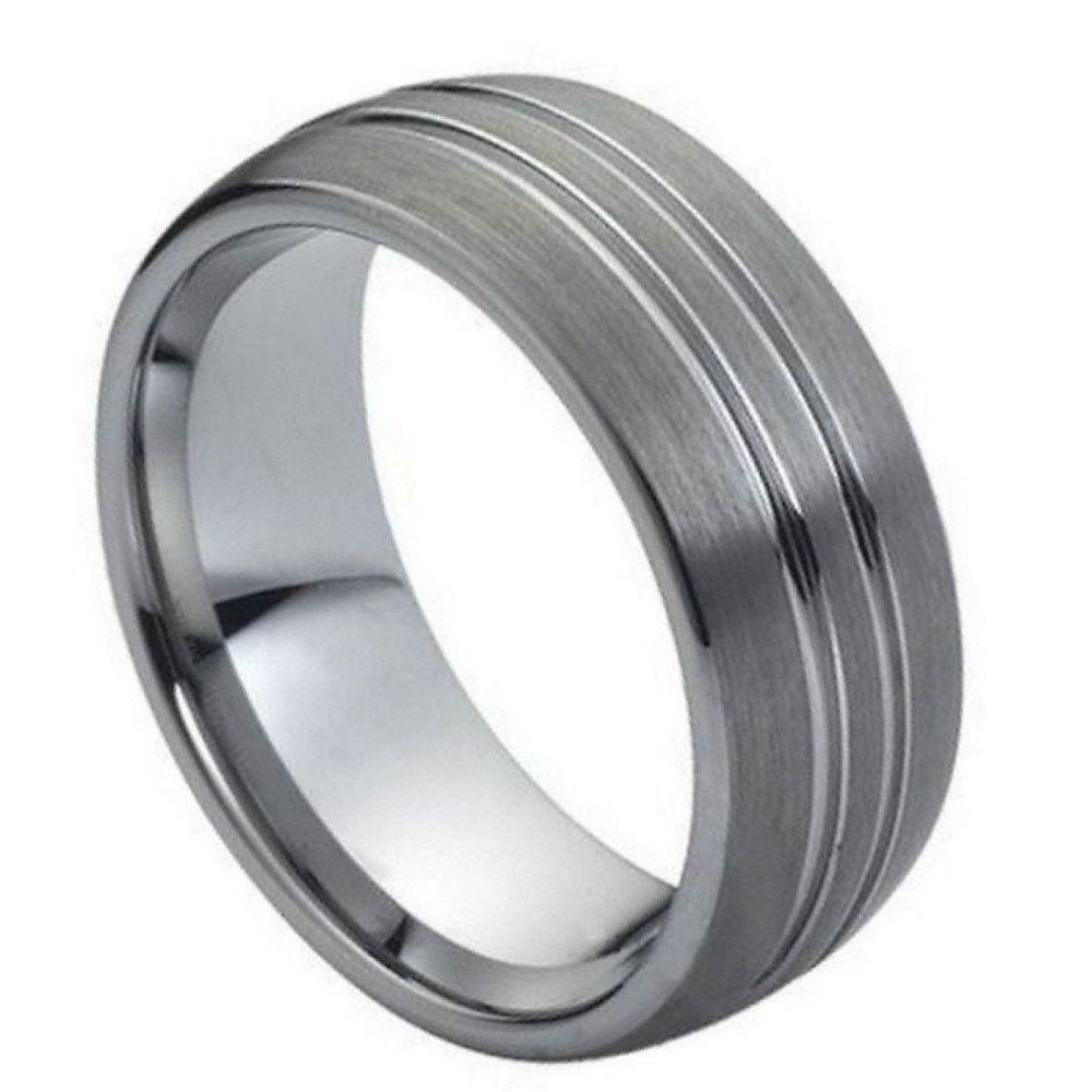 Tungsten 8mm Comfort Fit Wedding Band – hypoallergenic, scratch-resistant | Exclusive Jewelers USA
