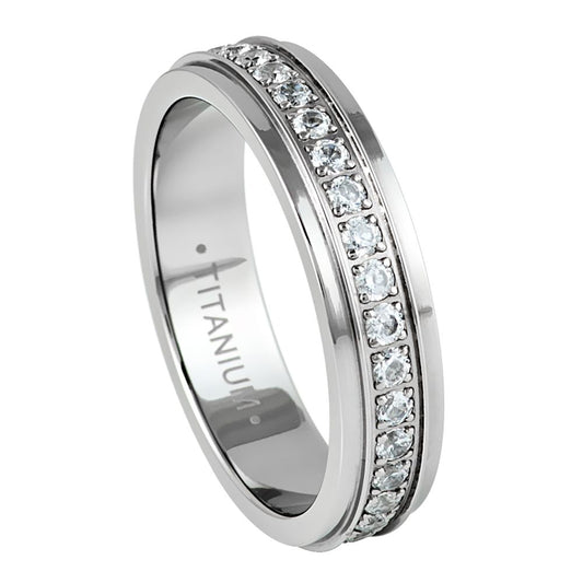 Titanium 5mm Wedding Band – hypoallergenic, lightweight | Exclusive Jewelers USA