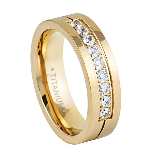 Titanium 6mm Lightweight Promise Ring – hypoallergenic, lightweight | Exclusive Jewelers USA