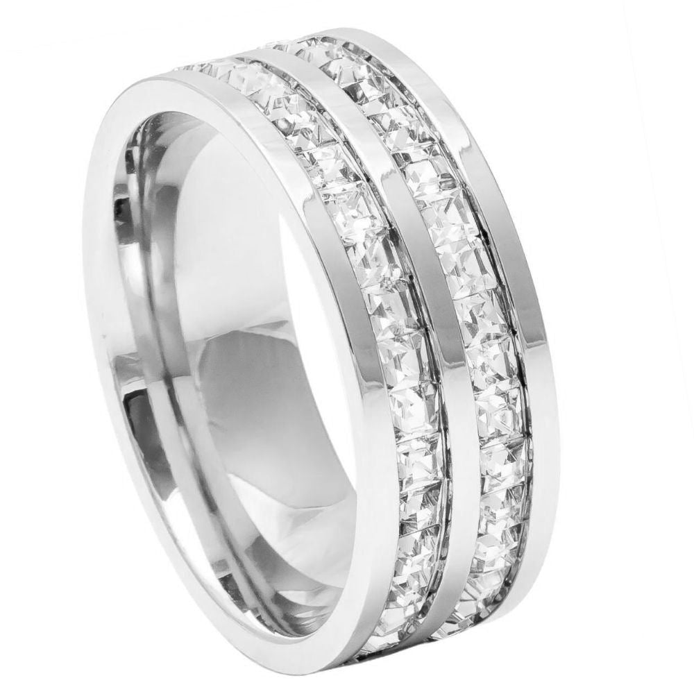 Titanium 8mm Promise Ring – hypoallergenic, lightweight | Exclusive Jewelers USA