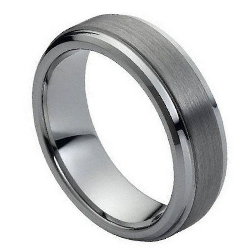 Tungsten 7mm Brushed Finish Wedding Band – hypoallergenic, scratch-resistant | Exclusive Jewelers USA