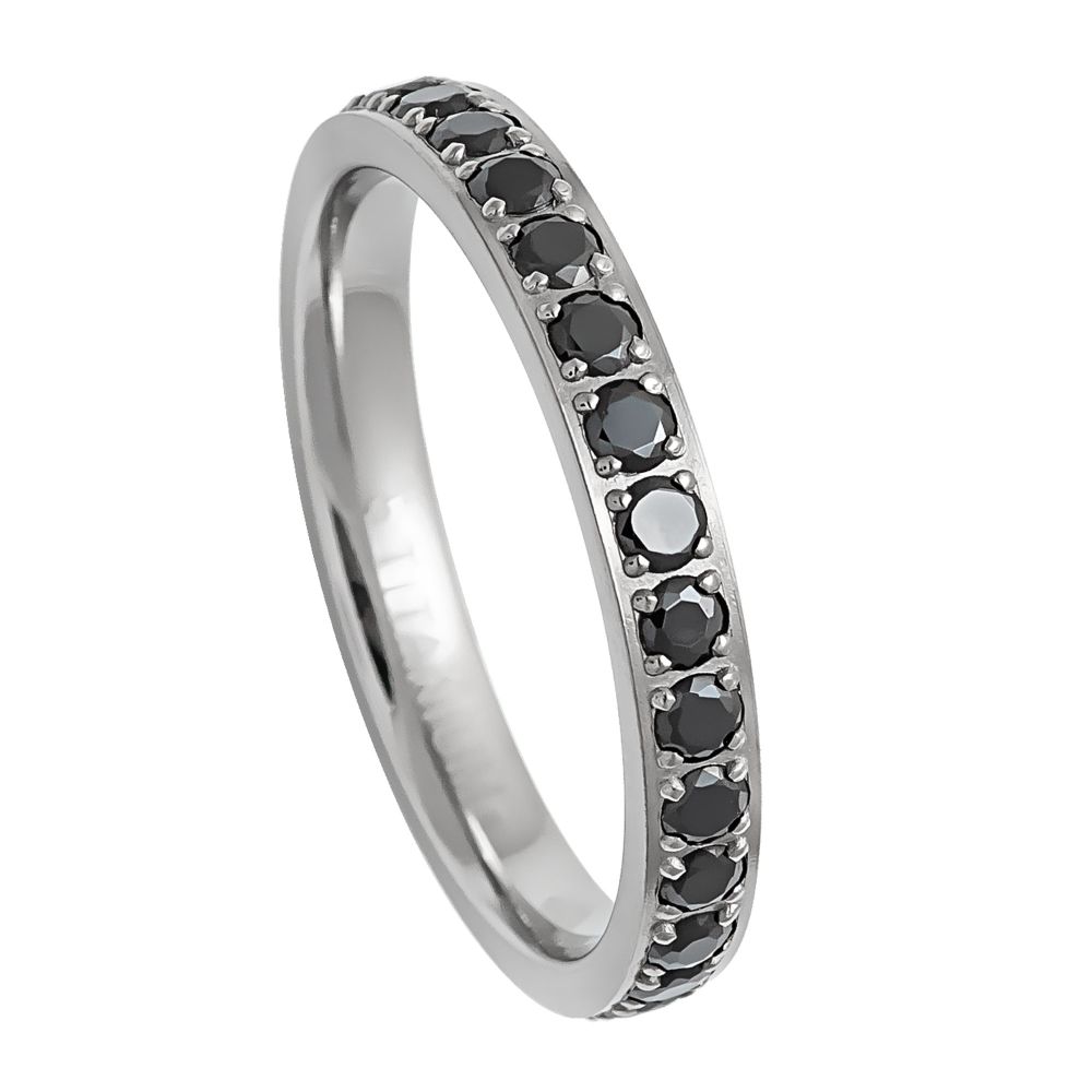 Titanium 3mm Engagement Ring – hypoallergenic, lightweight | Exclusive Jewelers USA