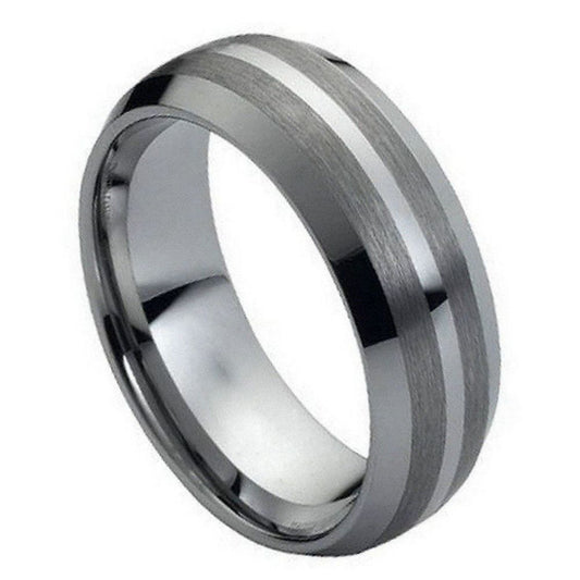 Tungsten 8mm Wedding Band – hypoallergenic, scratch-resistant | Exclusive Jewelers USA