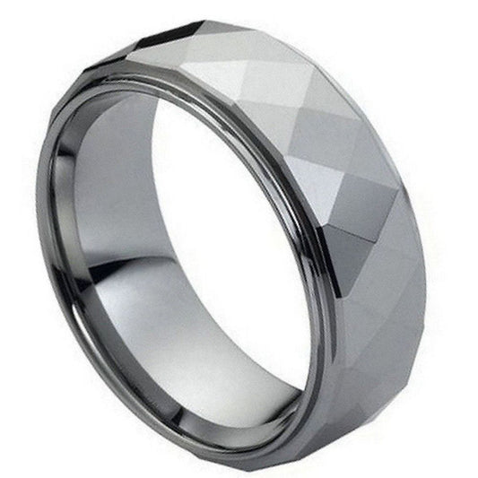 Black Tungsten 8mm Promise Ring – hypoallergenic, scratch-resistant | Exclusive Jewelers USA