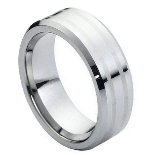 Tungsten Carbide 8mm Wedding Band – hypoallergenic, scratch-resistant | Exclusive Jewelers USA