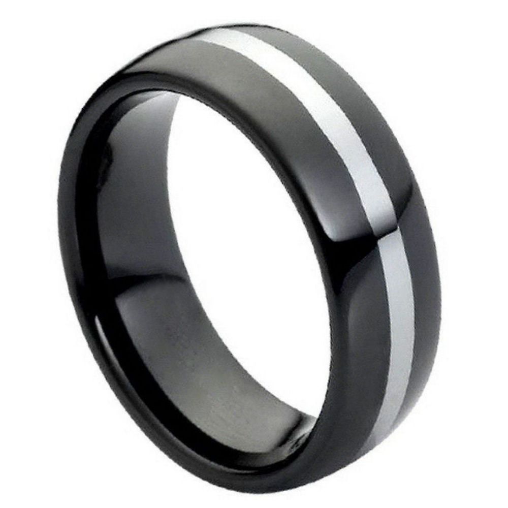 Tungsten Carbide 8mm Engagement Ring – hypoallergenic, scratch-resistant | Exclusive Jewelers USA