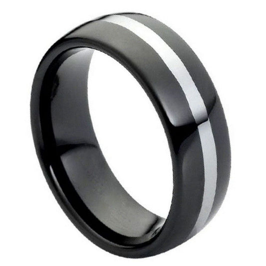 Tungsten Carbide 8mm Engagement Ring – hypoallergenic, scratch-resistant | Exclusive Jewelers USA