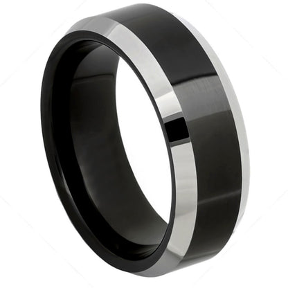 Tungsten Carbide 8mm Wedding Band – hypoallergenic, scratch-resistant | Exclusive Jewelers USA